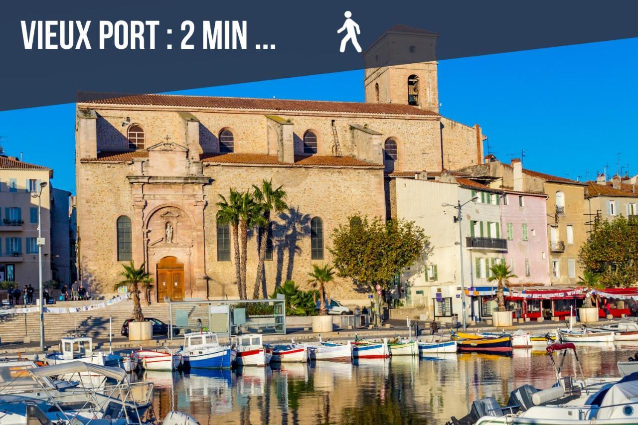 Sunny Duplex 4Pers 50M2 A 2Mn A Pieds Du Vieux Port Διαμέρισμα Λα Σιοτά Εξωτερικό φωτογραφία